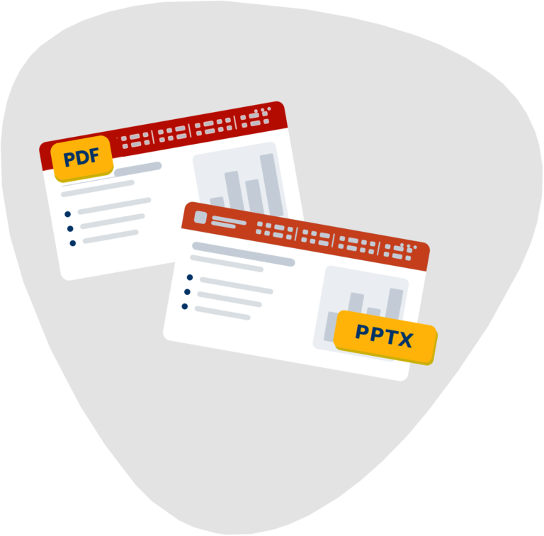 Convert PDF to PowerPoint – a locked PDF deck rebuilt as fully editable slides